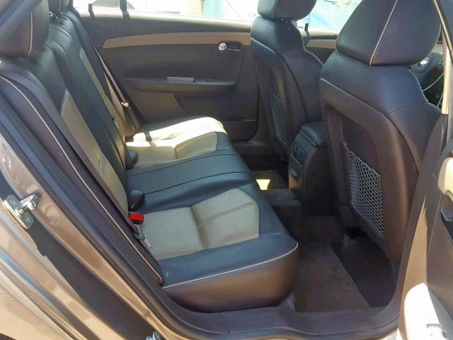 1G1ZE5E15BF201926 - 2011 CHEVROLET MALIBU LTZ ყავისფერი ფოტო 6