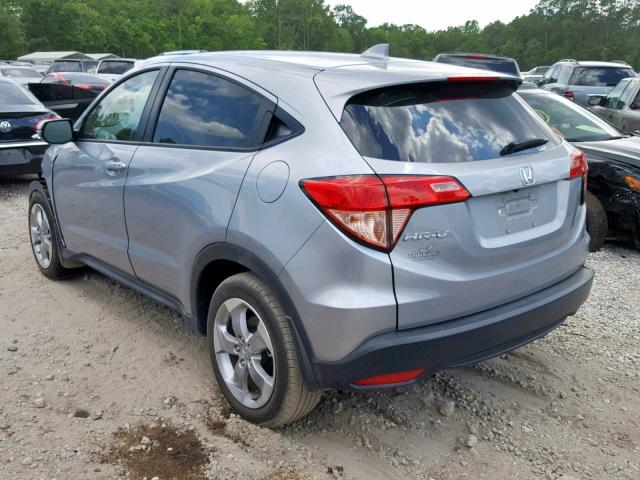 3CZRU5H57HM710654 - 2017 HONDA HR-V EX SILVER photo 3