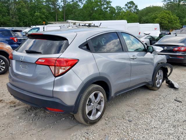 3CZRU5H57HM710654 - 2017 HONDA HR-V EX SILVER photo 4