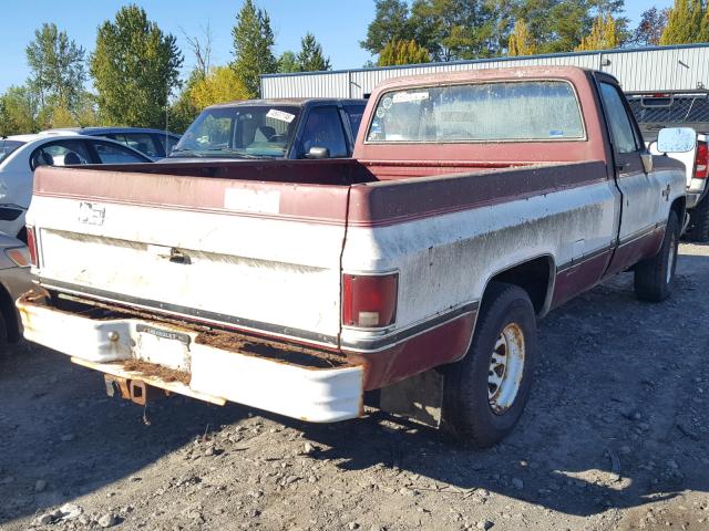 2GCGC24M4E1117607 - 1984 CHEVROLET C20 WHITE photo 4