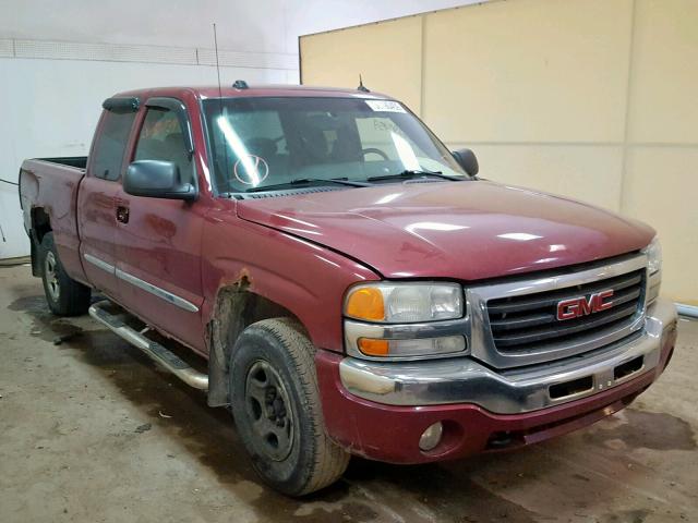 2GTEK19T141217845 - 2004 GMC NEW SIERRA BURGUNDY photo 1