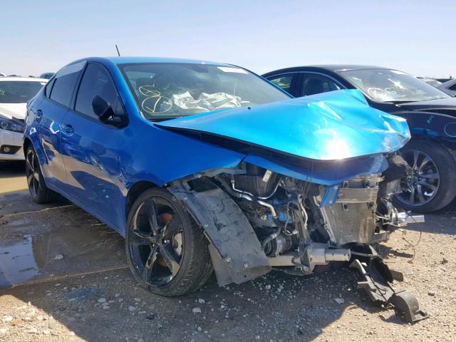 1C3CDFBB5FD224339 - 2015 DODGE DART SXT BLUE photo 1