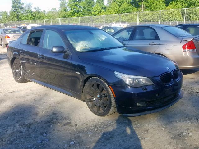 WBANW53508CT54519 - 2008 BMW 550 I BLUE photo 1