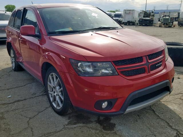 3C4PDCEG3FT683169 - 2015 DODGE JOURNEY R/ RED photo 1