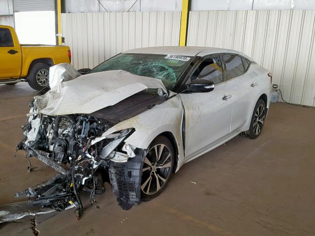 1N4AA6AP4HC456938 - 2017 NISSAN MAXIMA 3.5 WHITE photo 2