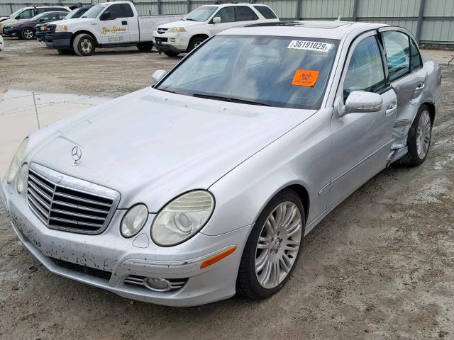 WDBUF56X67B176808 - 2007 MERCEDES-BENZ E 350 SILVER photo 2