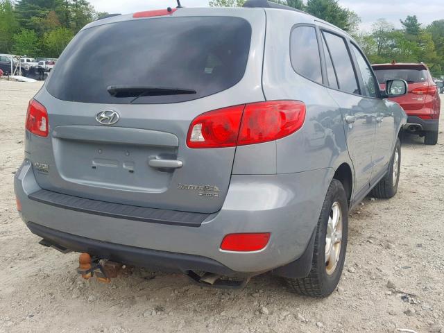 5NMSG73D58H184438 - 2008 HYUNDAI SANTA FE G GREEN photo 4