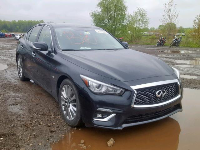 JN1EV7AP3JM591448 - 2018 INFINITI Q50 LUXE BLACK photo 1