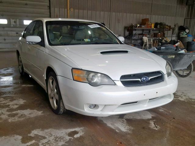 4S3BL676856211366 - 2005 SUBARU LEGACY GT WHITE photo 1