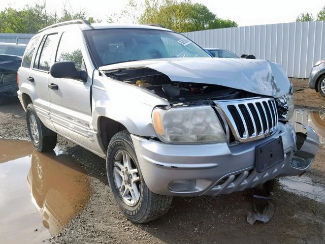 1J4GW48S72C307848 - 2002 JEEP GRAND CHER SILVER photo 1