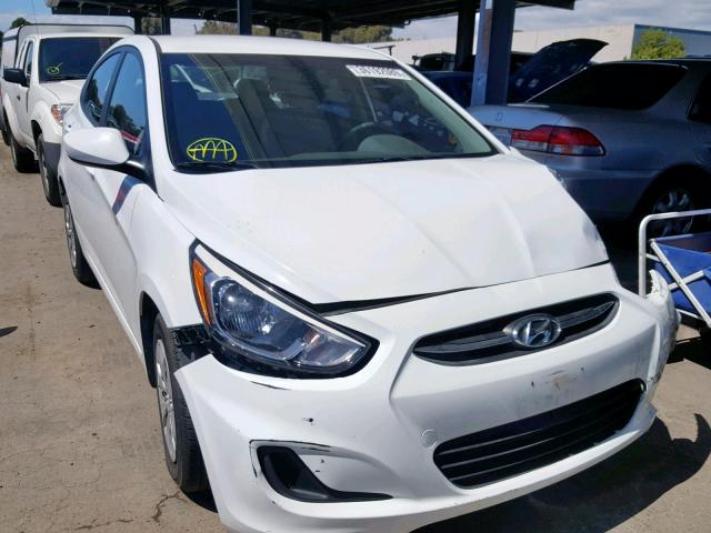 KMHCT4AE3GU067664 - 2016 HYUNDAI ACCENT SE WHITE photo 1