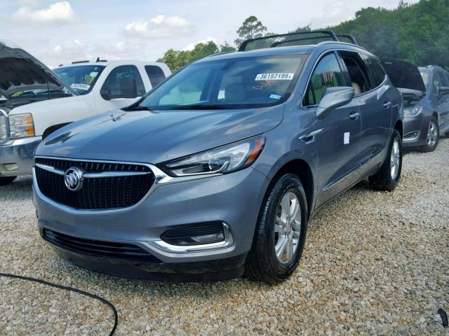 5GAERBKW0JJ151975 - 2018 BUICK ENCLAVE ES GRAY photo 2