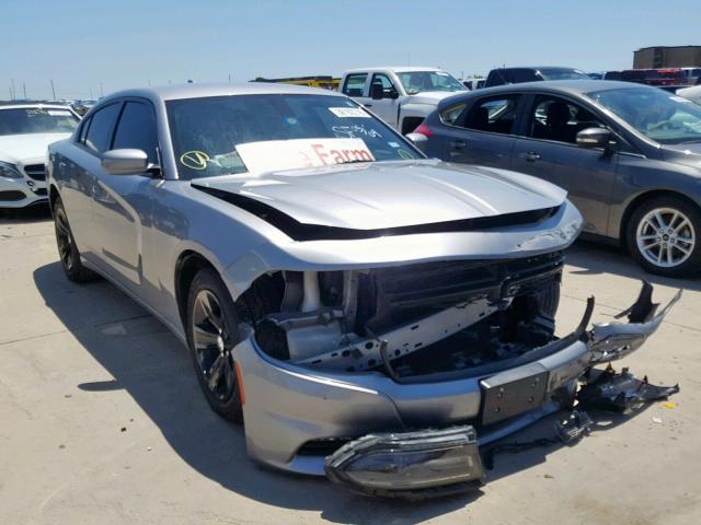 2C3CDXHG5GH280682 - 2016 DODGE CHARGER SX GRAY photo 1