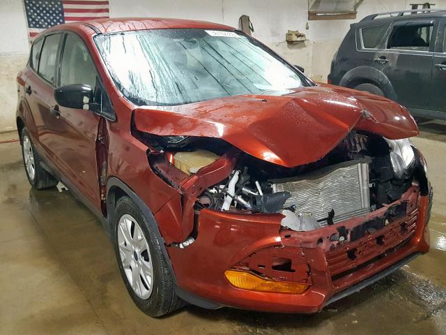 1FMCU0F71EUC23567 - 2014 FORD ESCAPE S RED photo 1