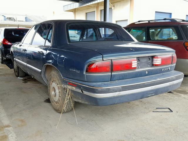 1G4HP52L9SH538912 - 1995 BUICK LESABRE CU BLUE photo 3