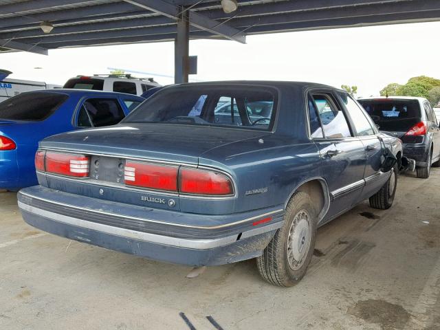 1G4HP52L9SH538912 - 1995 BUICK LESABRE CU BLUE photo 4