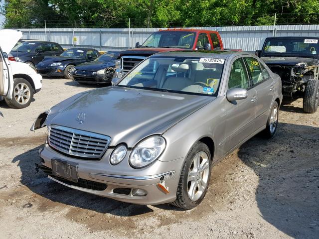 WDBUF56J96A836498 - 2006 MERCEDES-BENZ E 350 TAN photo 2