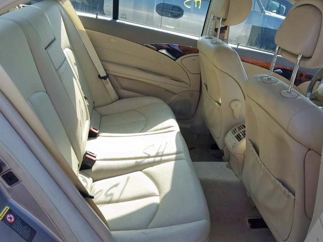 WDBUF56J96A836498 - 2006 MERCEDES-BENZ E 350 TAN photo 6