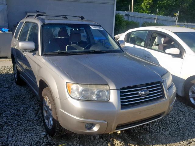 JF1SG65636G753399 - 2006 SUBARU FORESTER 2 GRAY photo 1