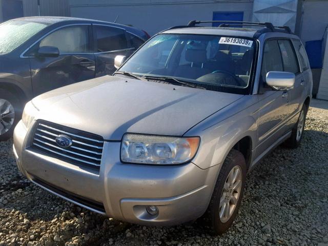 JF1SG65636G753399 - 2006 SUBARU FORESTER 2 GRAY photo 2