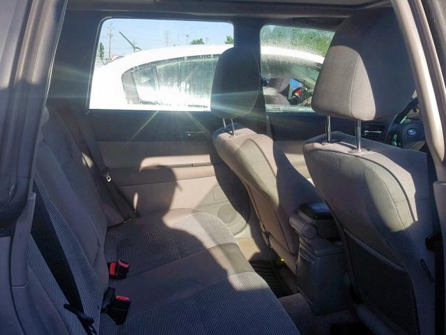 JF1SG65636G753399 - 2006 SUBARU FORESTER 2 GRAY photo 6