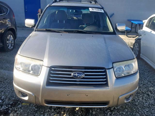 JF1SG65636G753399 - 2006 SUBARU FORESTER 2 GRAY photo 9