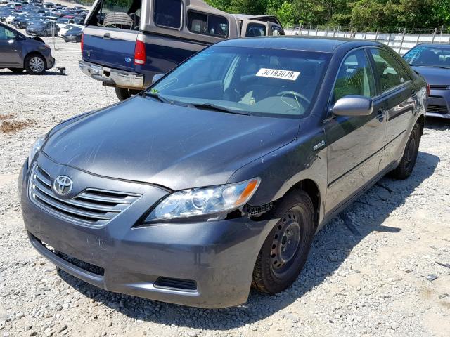 4T1BB46K79U085312 - 2009 TOYOTA CAMRY HYBR GRAY photo 2