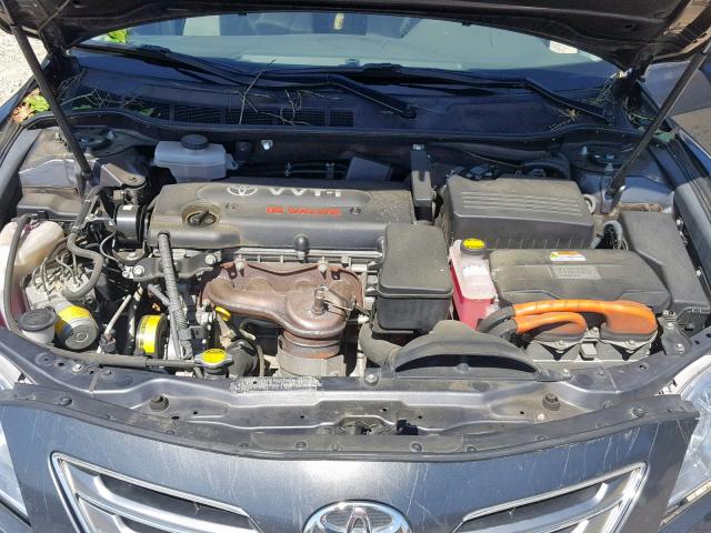 4T1BB46K79U085312 - 2009 TOYOTA CAMRY HYBR GRAY photo 7