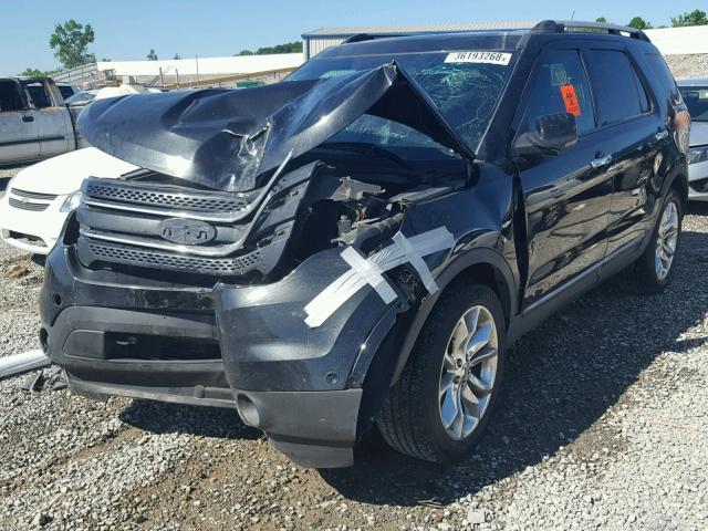 1FMHK7F81BGA30309 - 2011 FORD EXPLORER L BLACK photo 2