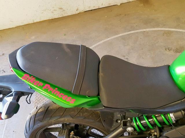 JKAEXEE18FDA19202 - 2015 KAWASAKI EX650 E GREEN photo 6