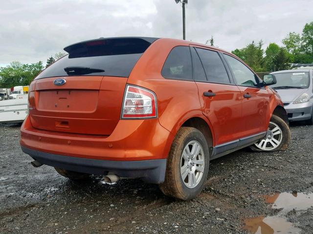 2FMDK36CX8BA95574 - 2008 FORD EDGE SE ORANGE photo 4