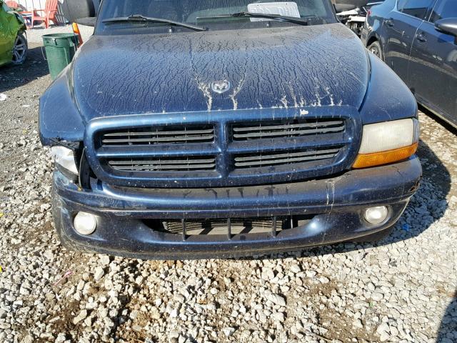 1B4HS28Z0XF682507 - 1999 DODGE DURANGO BLUE photo 7