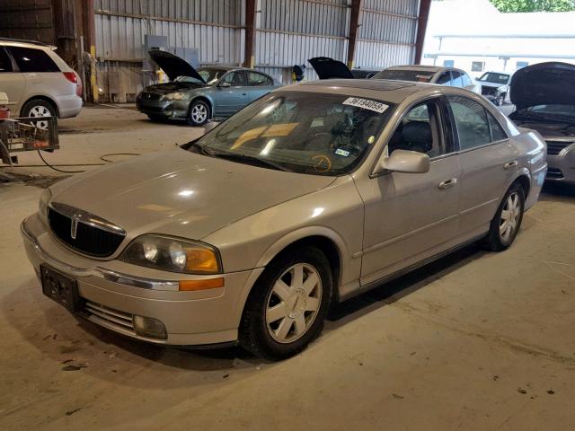 1LNHM86S22Y645358 - 2002 LINCOLN LS BEIGE photo 2