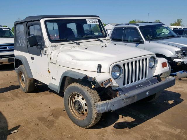 1J4FY29P5VP409747 - 1997 JEEP WRANGLER / WHITE photo 1