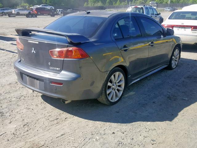 JA3AU86W19U009412 - 2009 MITSUBISHI LANCER GTS SILVER photo 4