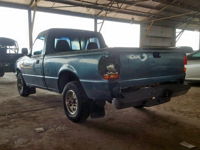 1FTCR10A8TUD70336 - 1996 FORD RANGER GREEN photo 3