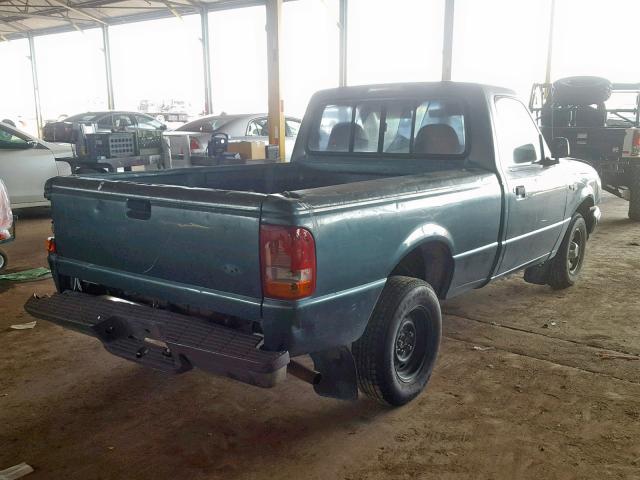 1FTCR10A8TUD70336 - 1996 FORD RANGER GREEN photo 4