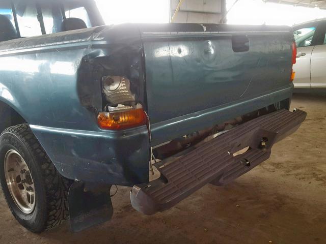 1FTCR10A8TUD70336 - 1996 FORD RANGER GREEN photo 9