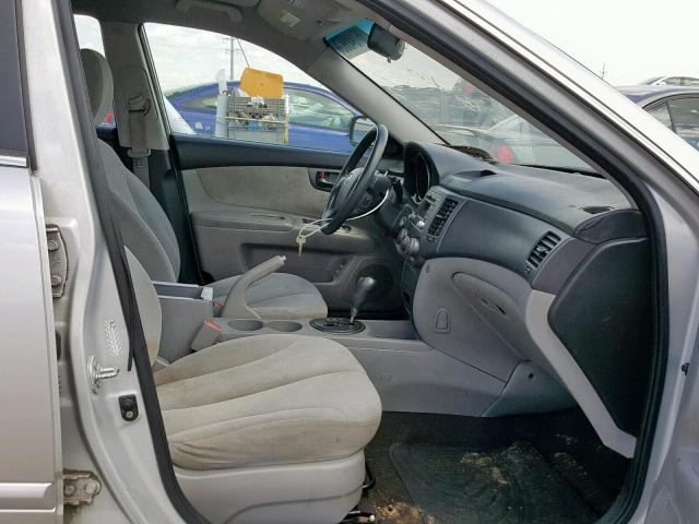 KNAGE228795358949 - 2009 KIA OPTIMA SILVER photo 5