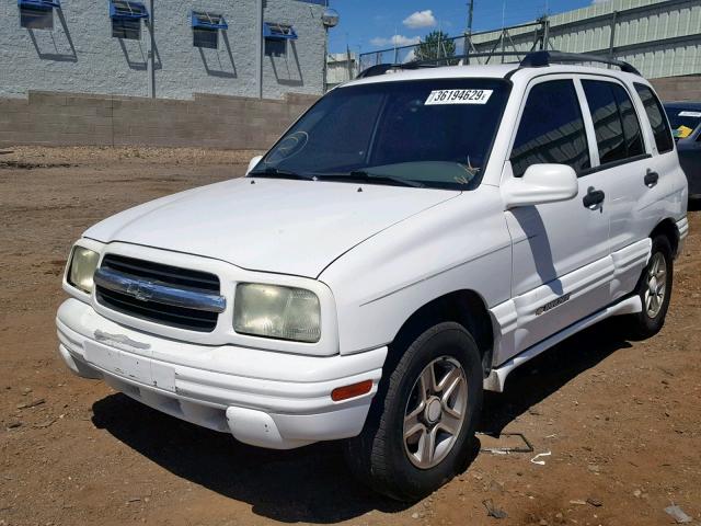 2CNBE634946902439 - 2004 CHEVROLET TRACKER LT WHITE photo 2