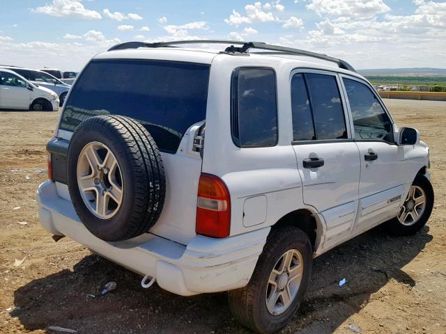 2CNBE634946902439 - 2004 CHEVROLET TRACKER LT WHITE photo 4