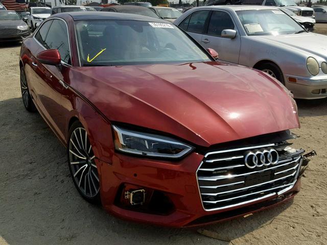 WAURNAF58JA039932 - 2018 AUDI A5 PRESTIG RED photo 1