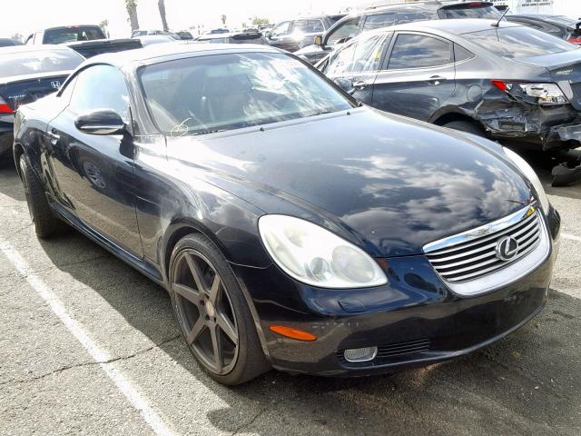 JTHFN48YX20006418 - 2002 LEXUS SC 430 BLACK photo 1