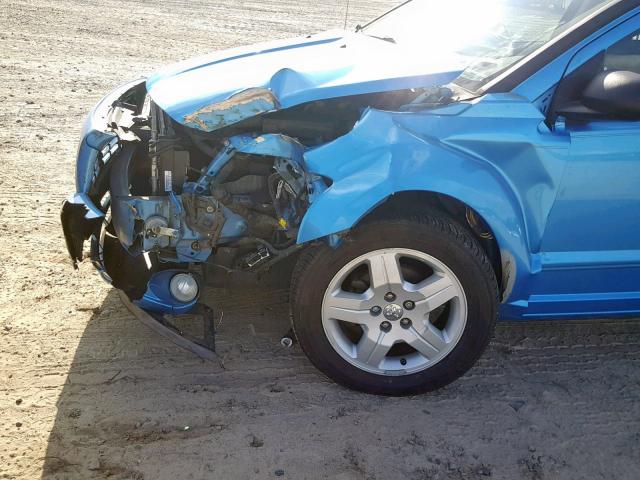 1B3HB48B78D622000 - 2008 DODGE CALIBER SX BLUE photo 9