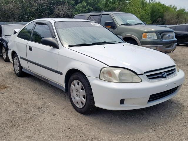 1HGEJ6229XL028748 - 1999 HONDA CIVIC DX WHITE photo 1