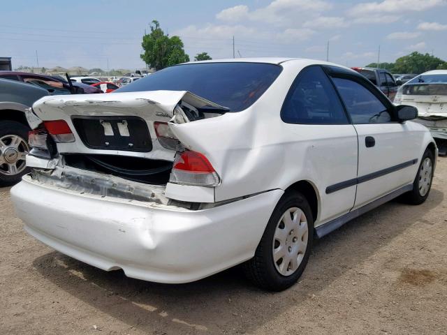 1HGEJ6229XL028748 - 1999 HONDA CIVIC DX WHITE photo 4