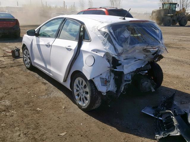 KMHD25LH5GU278952 - 2016 HYUNDAI ELANTRA GT WHITE photo 3