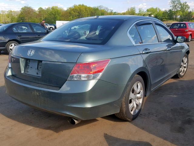 1HGCP26859A117941 - 2009 HONDA ACCORD EXL GREEN photo 4