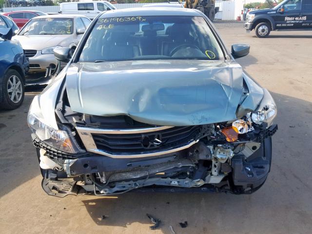 1HGCP26859A117941 - 2009 HONDA ACCORD EXL GREEN photo 9