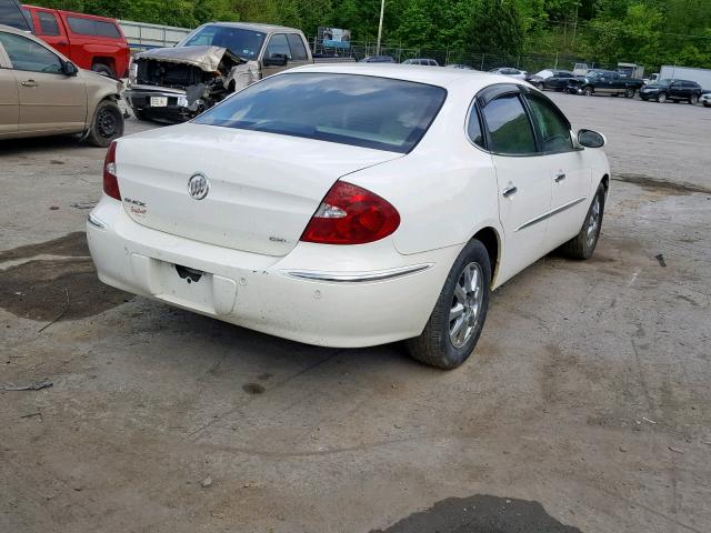 2G4WD532751324420 - 2005 BUICK LACROSSE C WHITE photo 4